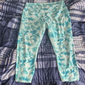 RBX Aqua Tie-Dye Leggings
